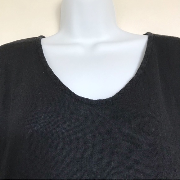 Dunes Relaxed Fashion Black Cotton Maxi Dress Beach Cover Up Resort - Picture 3 of 8